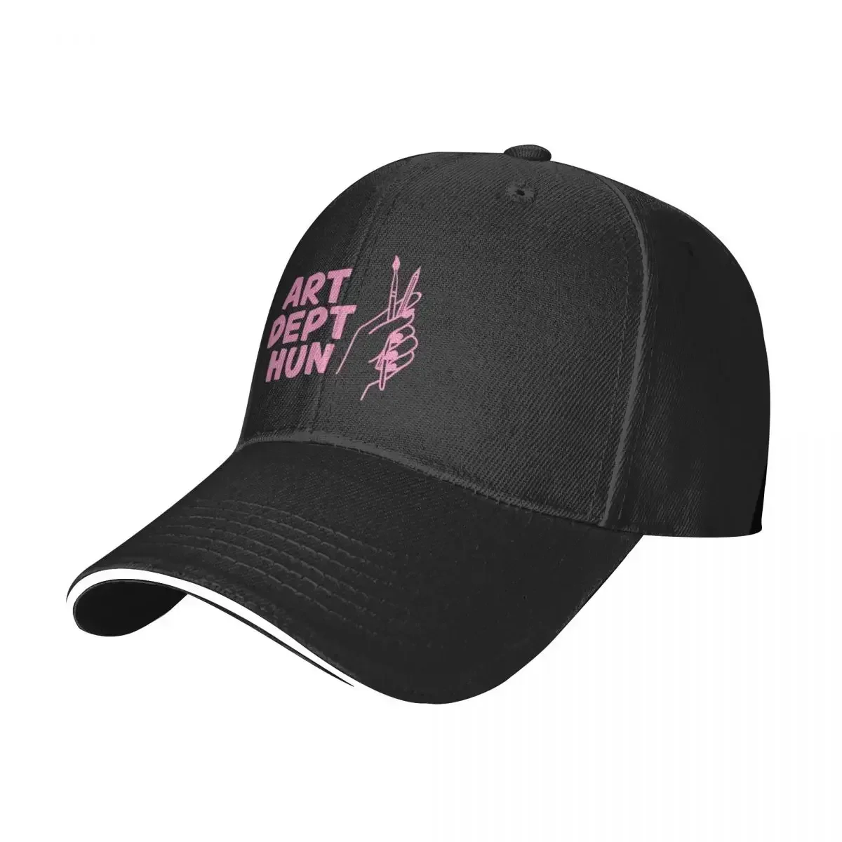 Pink Art Dept Hun Hand Baseball Cap Vintage Designer Hat Snap Back Hat Women Men's