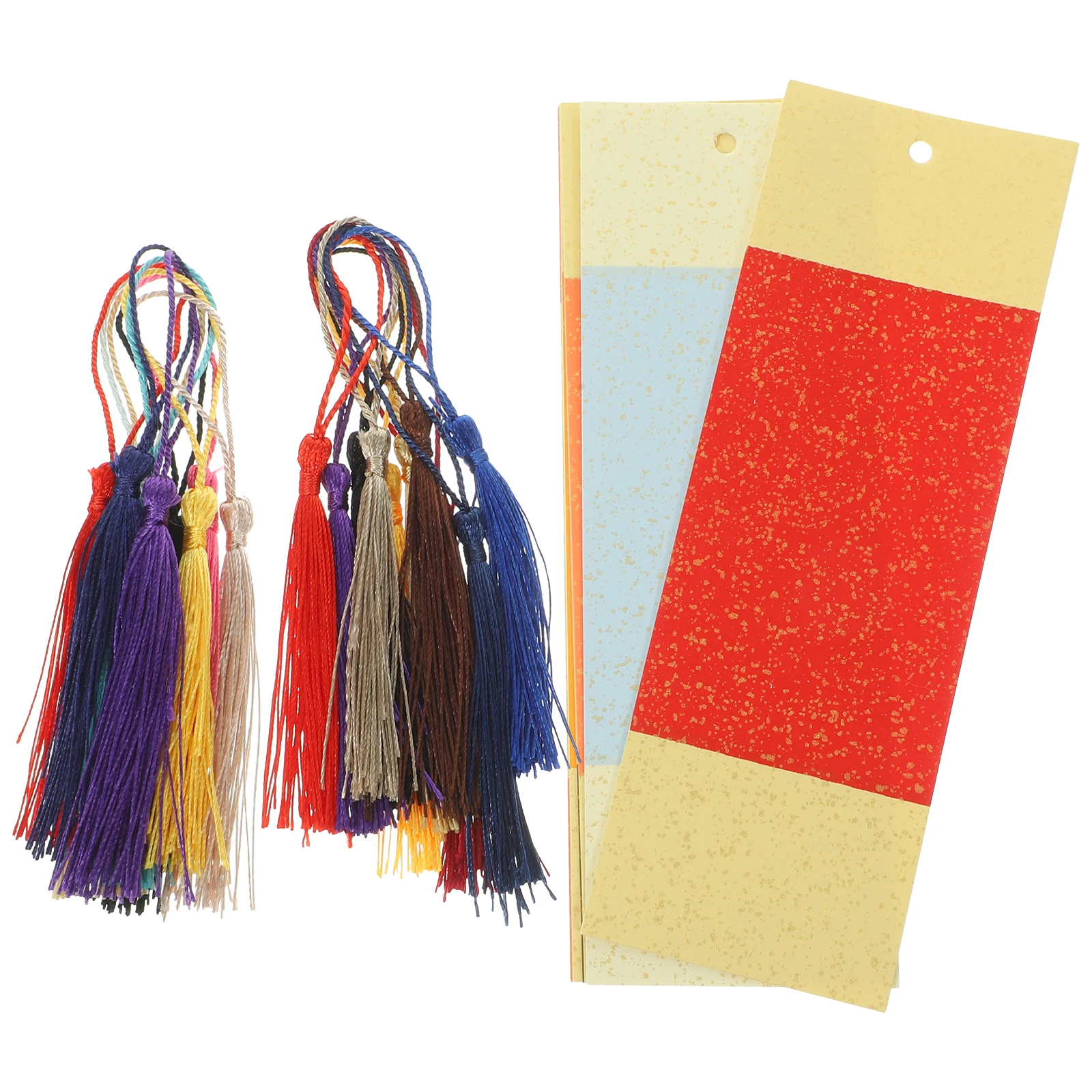 

20 Pcs Blank Bookmarks 7x21cm Fish Roe Gold Mix Unpainted DIY Paper Tags Hanging Ornaments Students Writers Graduates Christmas