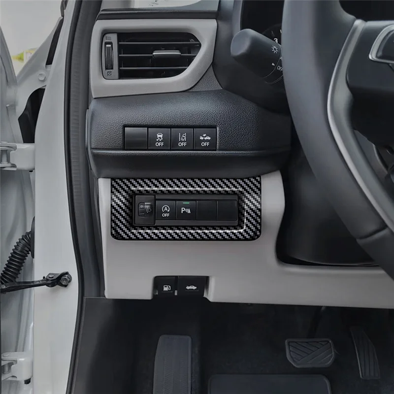 

Автомобильная многофункциональная накладка на кнопку, наклейка на рамку, аксессуары для интерьера Forsuzuki Swift 2024, углеродное волокно