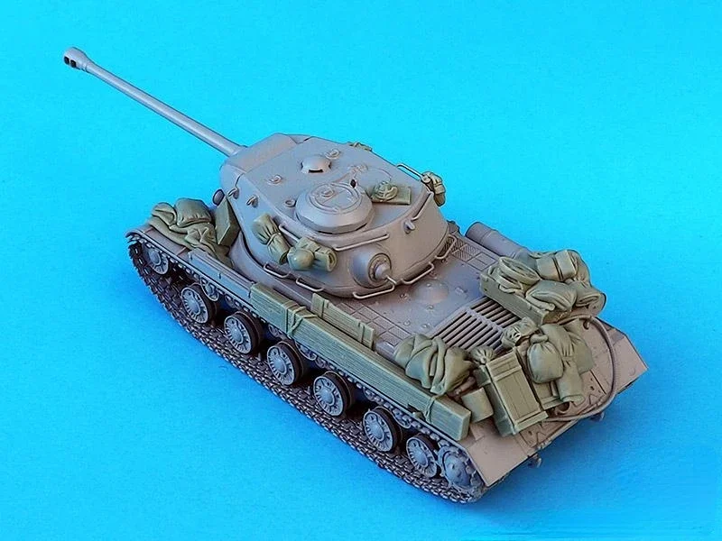 1/72 Scale Die Cast Resin Figure Model Assembly Kit Tank Modification Parts Expansion Plate Parts Kit Unpainted IS-2