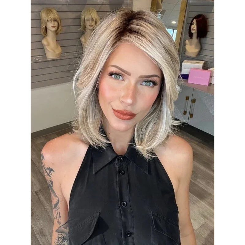 NEW IN BOX BELLE TRESS WIG CT-1039 PARK AVE MONO TOP LACE in ALPINE CREAM R NEW