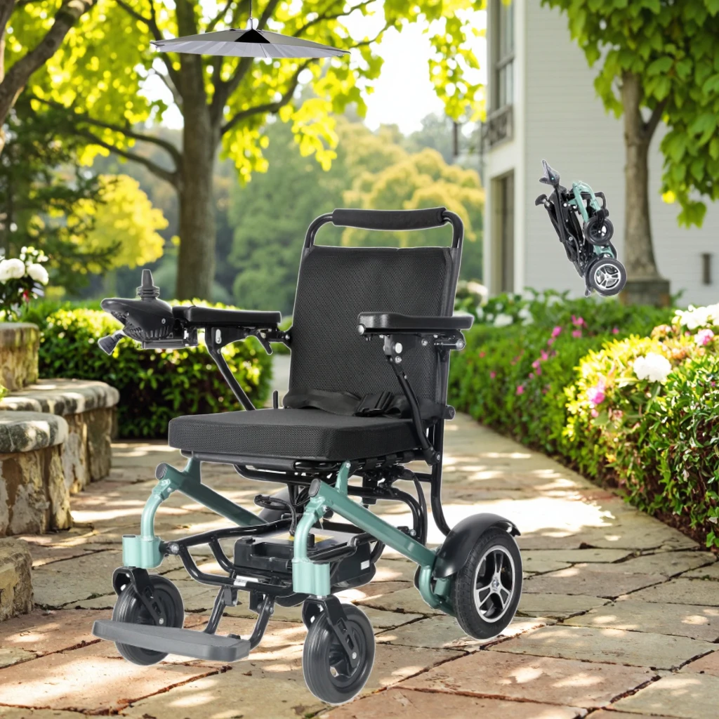 

Легкое складное компактное инвалидное кресло-коляска, ультралегкое складное кресло-коляска для путешествий, электрическое инвалидное кресло для пожилых людей