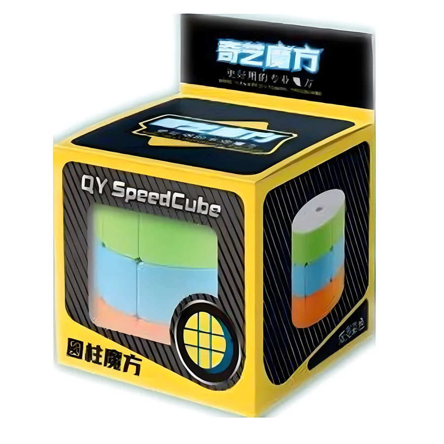 QiYi シリンダーマジックキューブ 3 × 3 子供のパズル楽しい Cubo Magico スピードツイストスムーズエイリアンキューブ誕生日クリスマスギフト卸売