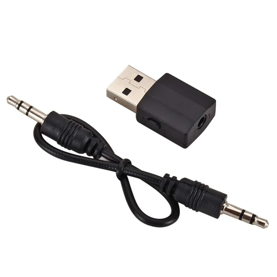 Grwibeou USB Bluetooth 5,0 transmisor receptor Mini 3,5mm AUX estéreo adaptador de música inalámbrico para auriculares Bluetooth Radio de coche TV