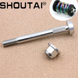 For Brompton Ultra Light Titanium Bicycle Rear Shocks Bolts Nut Folding Bike Shock Absorber Parts