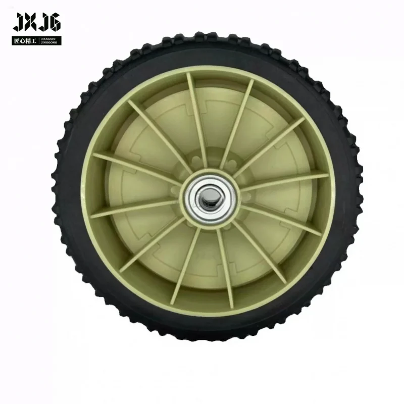 XMSJ Front & Rear Lawn Mower Wheel Tire Kit for Honda GXV160 HRJ216 Self Propelled Hand Push Mower Garden Spare Parts
