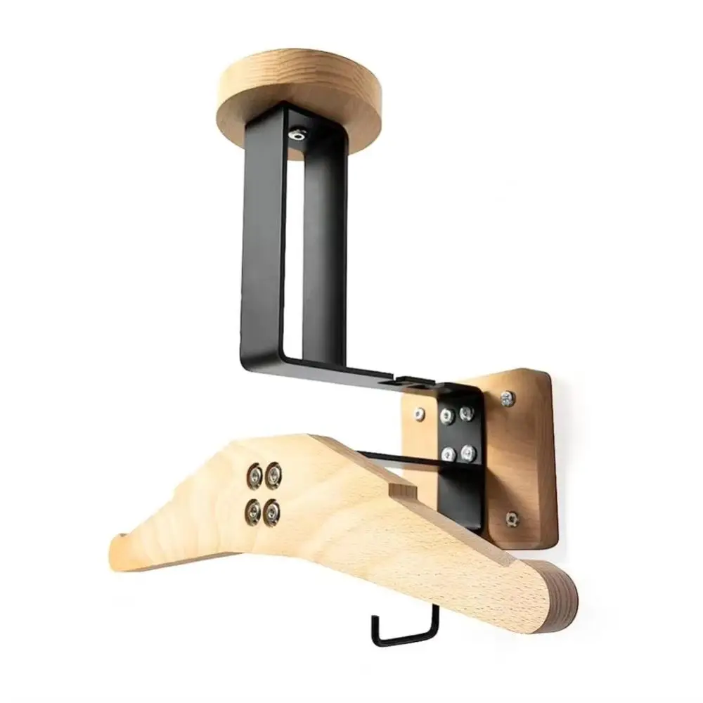 Universal Holz Helm Rack Kleiderbügel Wand Halterung Hut Halterung Langlebig Robust Kleidung Lagerung Halter Getriebe Lagerung