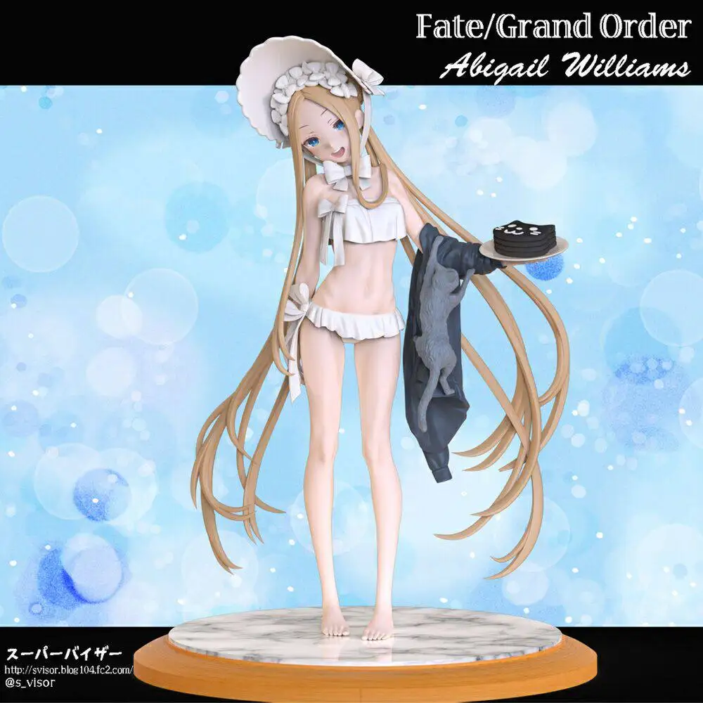 

New Anime GK Fate Abigail Williams Kawaii Figure Resin DIY Assembly White Model Toys Doll Ornament Gifts