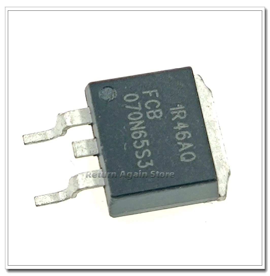 10PCS/LOT FCB070N65S3 mosfet TO-263