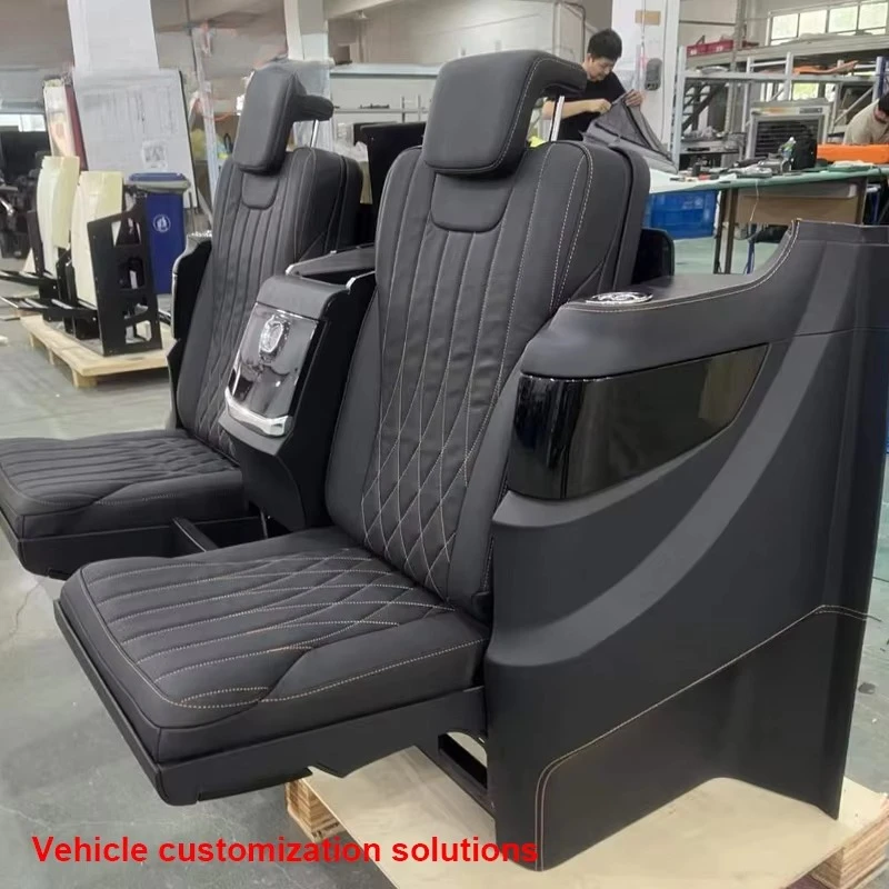 Luxury Interior Accessories Vito Sprinter W447 V260 V250 Cars PU Leather Partition Hidden TV Side Wall Bar Seat Kit High