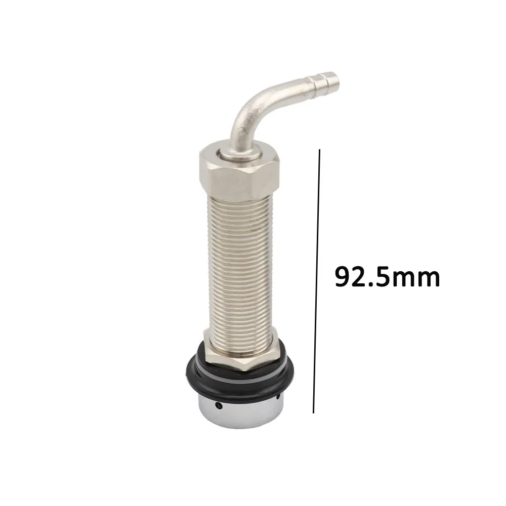 Draft Beer Faucet Shank Assembly 92.5mm Long Shank With Elbow Tail for US Type Beer Tap Keg Kegerator Tap Dispensing