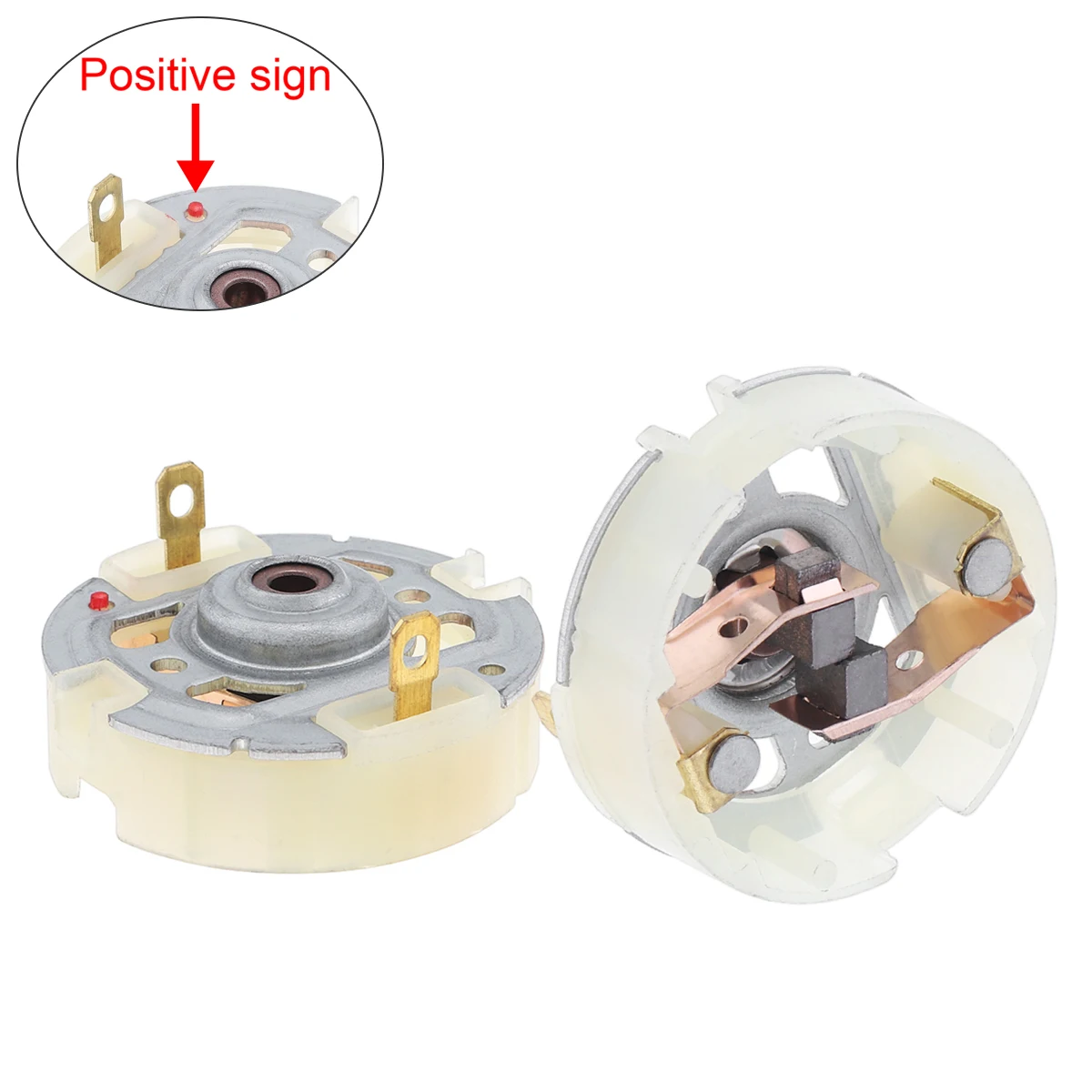 Suporte de escova de carbono para furadeira elétrica, Escova Ferramentas, Chave de fenda elétrica, Cobre, Motor DC, RS550, 2Pcs