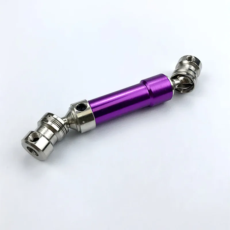 1pc metal 80-100mm 5mm center drive shaft universal joint shaft transmission for 1/12 wltoys 12428 12429 FY-03 RC Upgrade parts