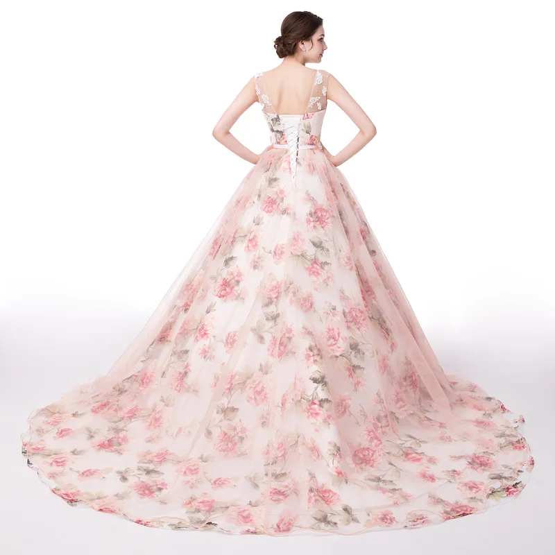 BM 2025 Flower Prom Dresses A-Line Tulle Party Gown Christmas Robes De Cocktail Princess Formal Evening Gowns