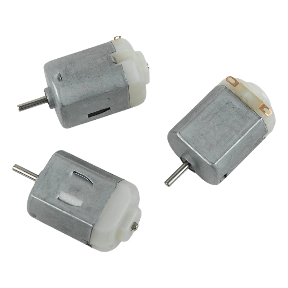 Brand New Electric Machinery Tools 130 Motor Miniature Motor 17000-18000 Rpm 38*20*15mm 3pcs/set Silver Color For Toy Car DIY