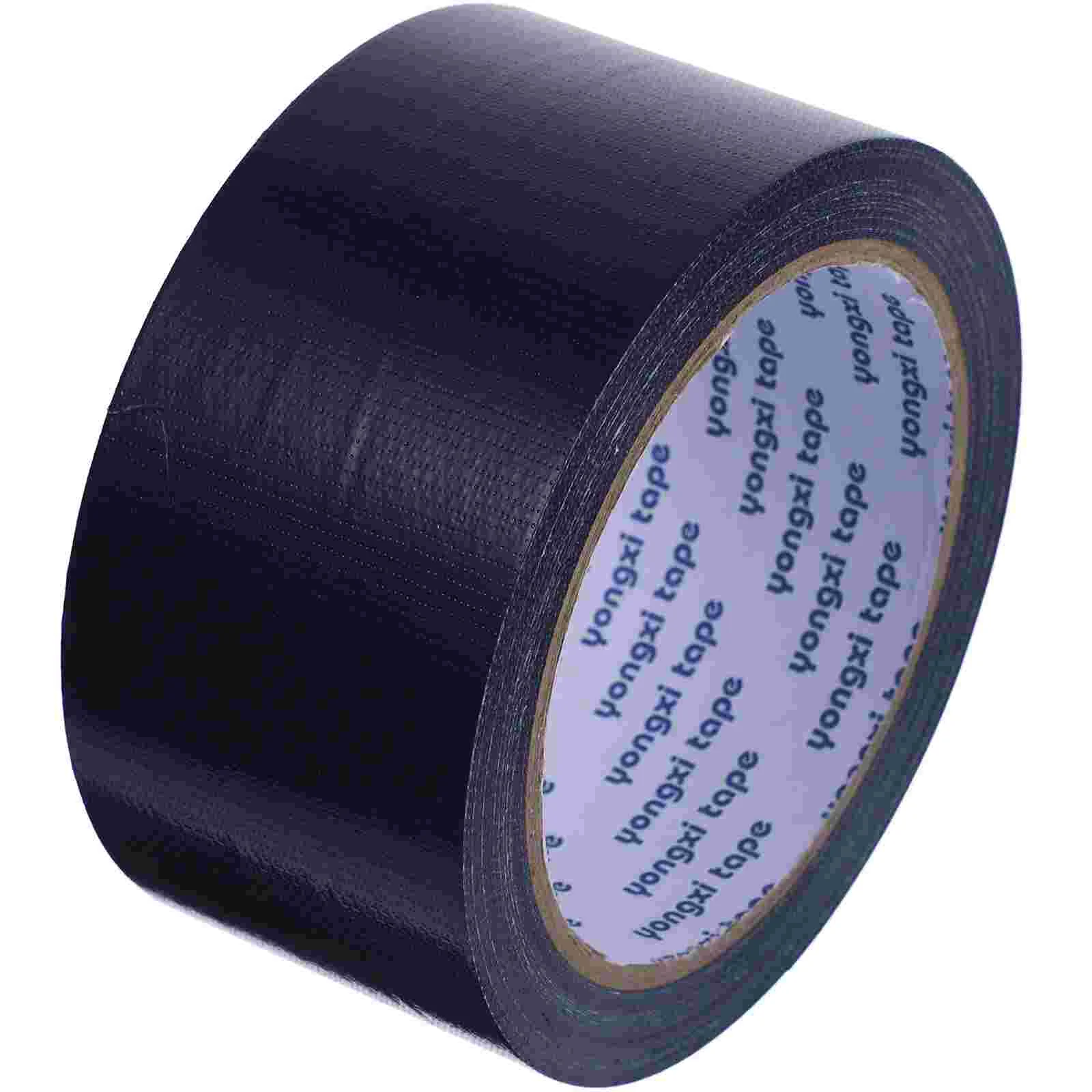 Heavy Duty Black Laminate Electric Tape Single Sided Strong Adhesive Cloth Duct Stage Carpet Floor Waterproof Equipment Wax