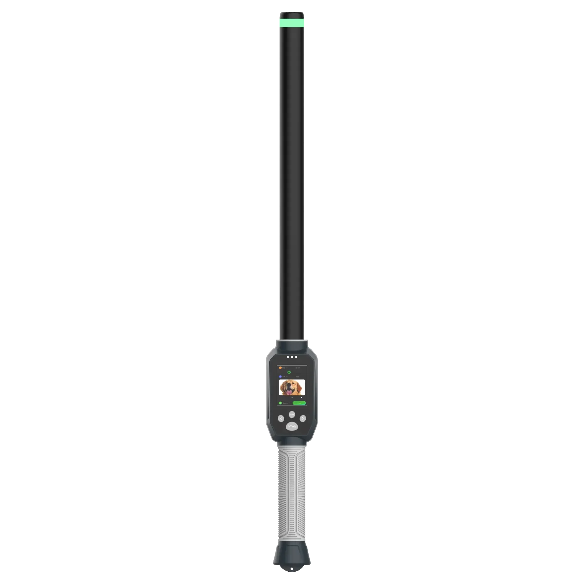 2025ECO-8A18-LF 134.2khz FDX-b HDX Pet Livestock Scanner Long Stick Cattle Sheep Goat Microchip RFID Ear Tag Reader Handheld Sca