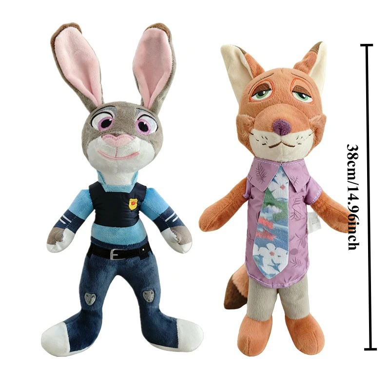 ディズニー ズートピア ジュディとニック ぬいぐるみ ソフトぬいぐるみ 子供、男の子、女の子へのクリスマスや新年のギフトに最適