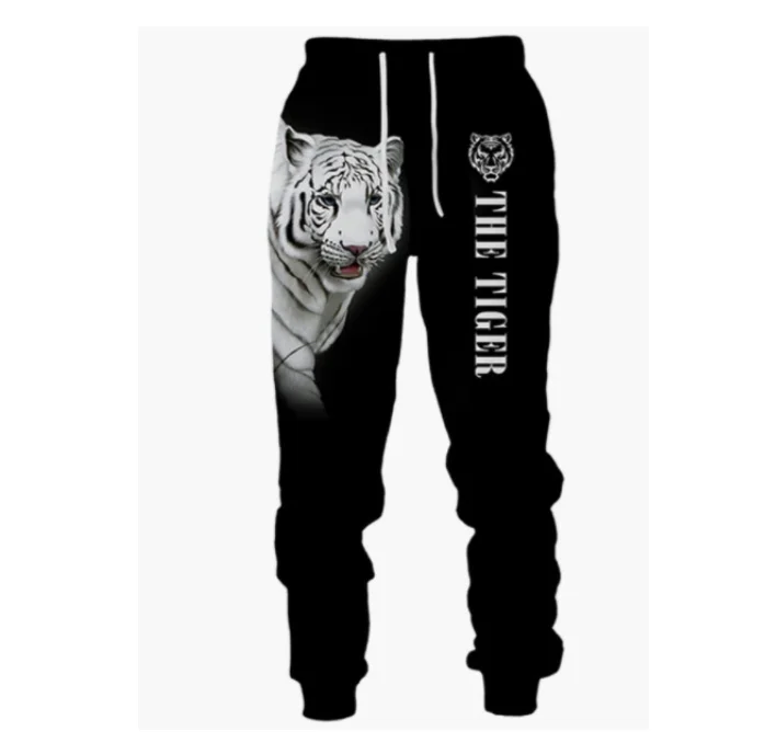 New HOT Unisex Animal Tiger 3D Print Causal Clothing Fashion Men Women  Hip Hop Pants  Plus Size S-7XL Trouser Jogger Men