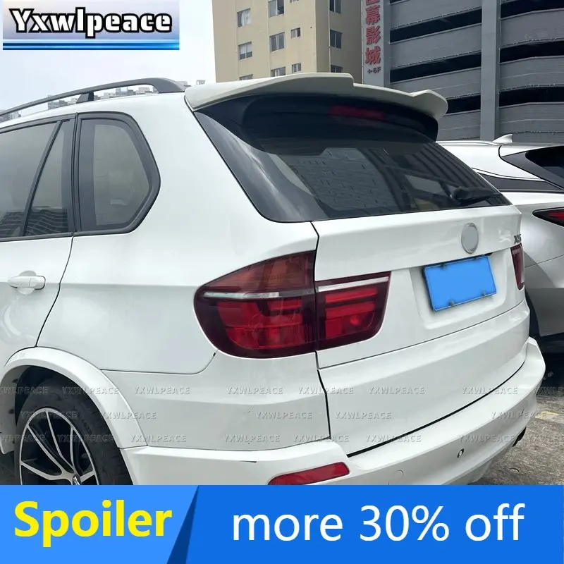 

For BMW X5 E70 Roof Spoiler 2006 07 08 09 10 11 12 2013 ABS Plastic Factory Style Rear Trunk Wing Body Kit Accessories