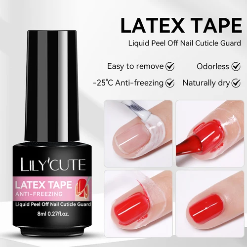 Imagen 2 del producto LILYCUTE-removedor de Gel mágico para uñas, 7ml, con herramientas de manicura, juego de látex despegable, removedor rápido y suave, profesional, no irritante