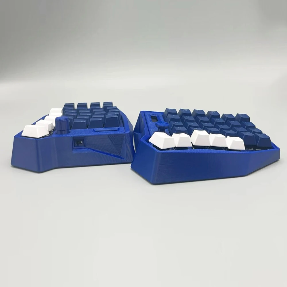 New Keyboard Sofle Dual-Mode Hot Swappable 58Key With Joystick +Knob Wireless Ergo Split Keyboard OLED Screen MX Switch