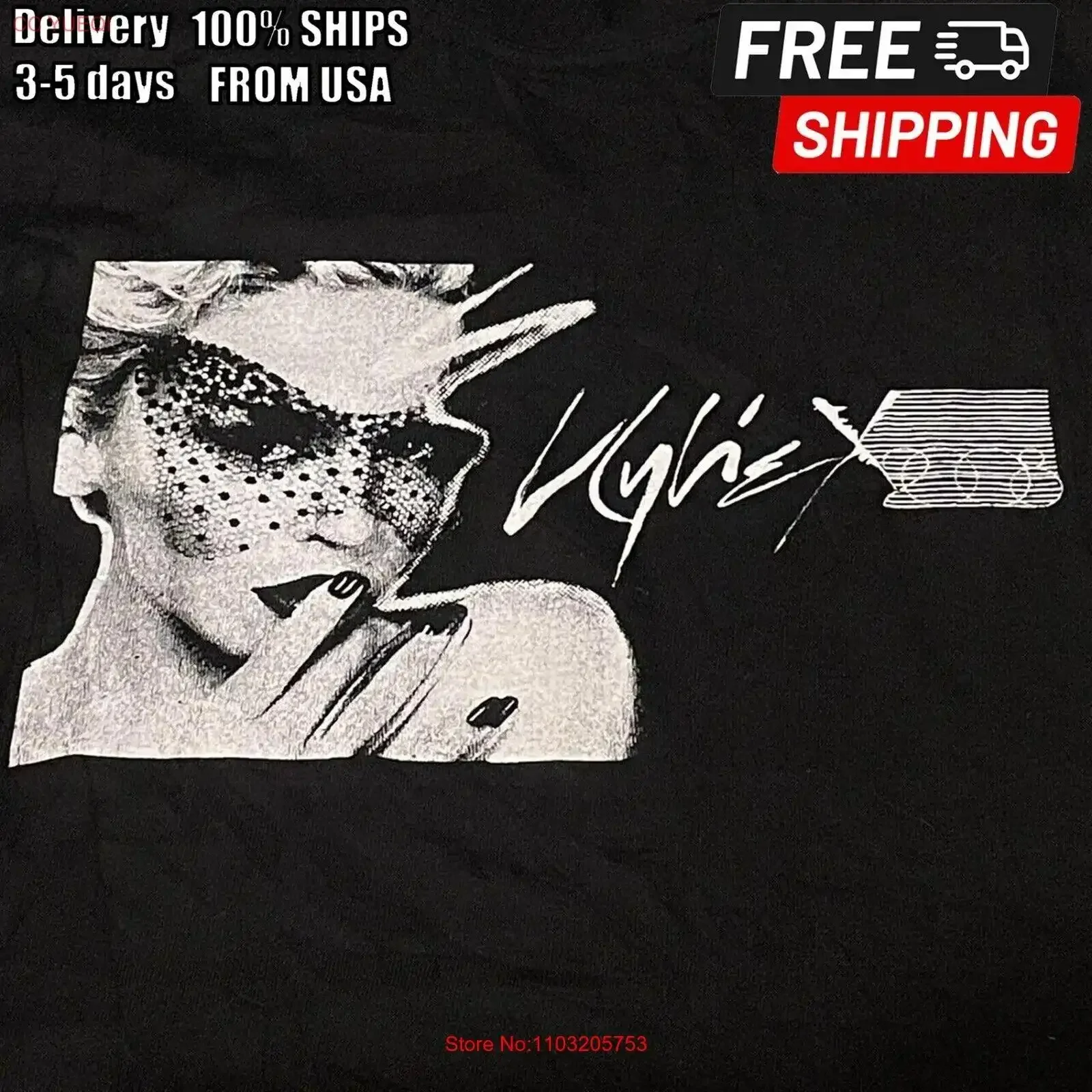 

Kylie Minogue X Band Tour S 234XL T Shirt One Sides vintage Washed Stylish Versatile designer clothes Comfortable Casual