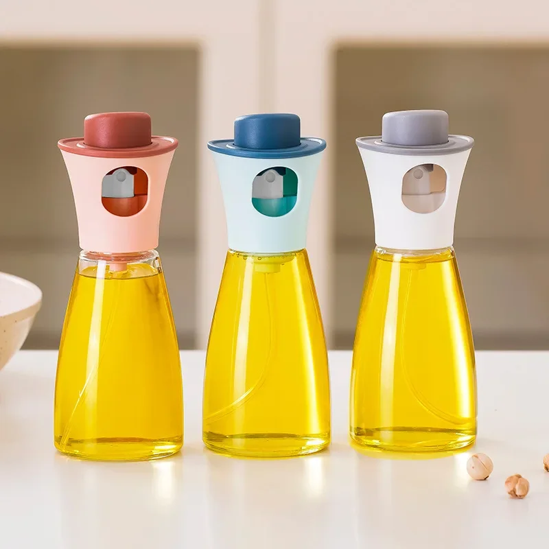 Mijia Kitchen Set Oil Dispenser Mist Household Olive Oil Glass Spray Oil Sprayer Kitchen Fat-reducing Air Pressure Oiler