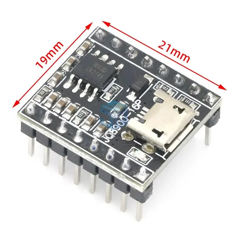 Voice module chip customized music intelligent voice broadcast USB serial port MP3 recognition module JQ8900-16P