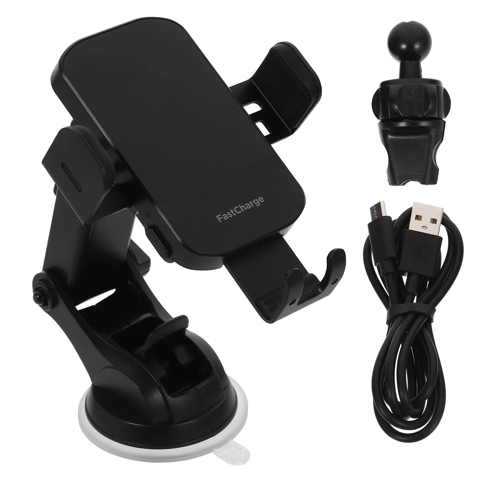 

Car Wireless 10W Phone Holder Stable Air Vent Dashboard Mount Suction Cup Holder Max 88Mm Heat Dissipation Indicator