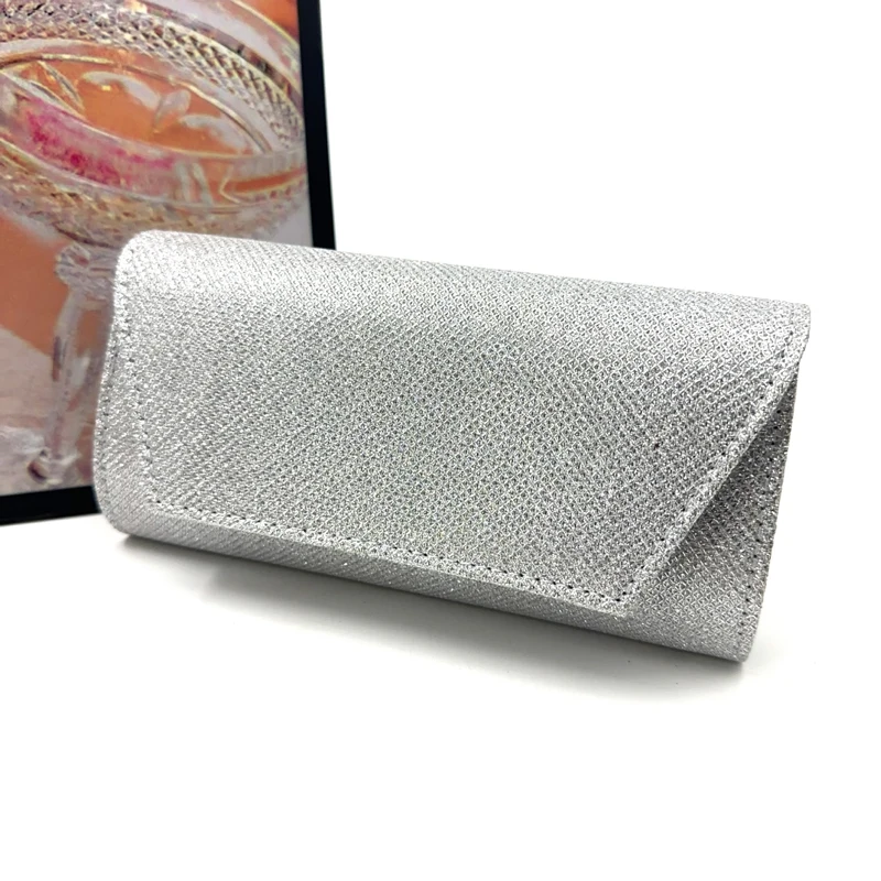 

Glitter Evening Bag Underarm Bag Flash Envelope Chain Crossbody Bag Square Long Purse Luxury Wedding Party Dress Banquet Bag