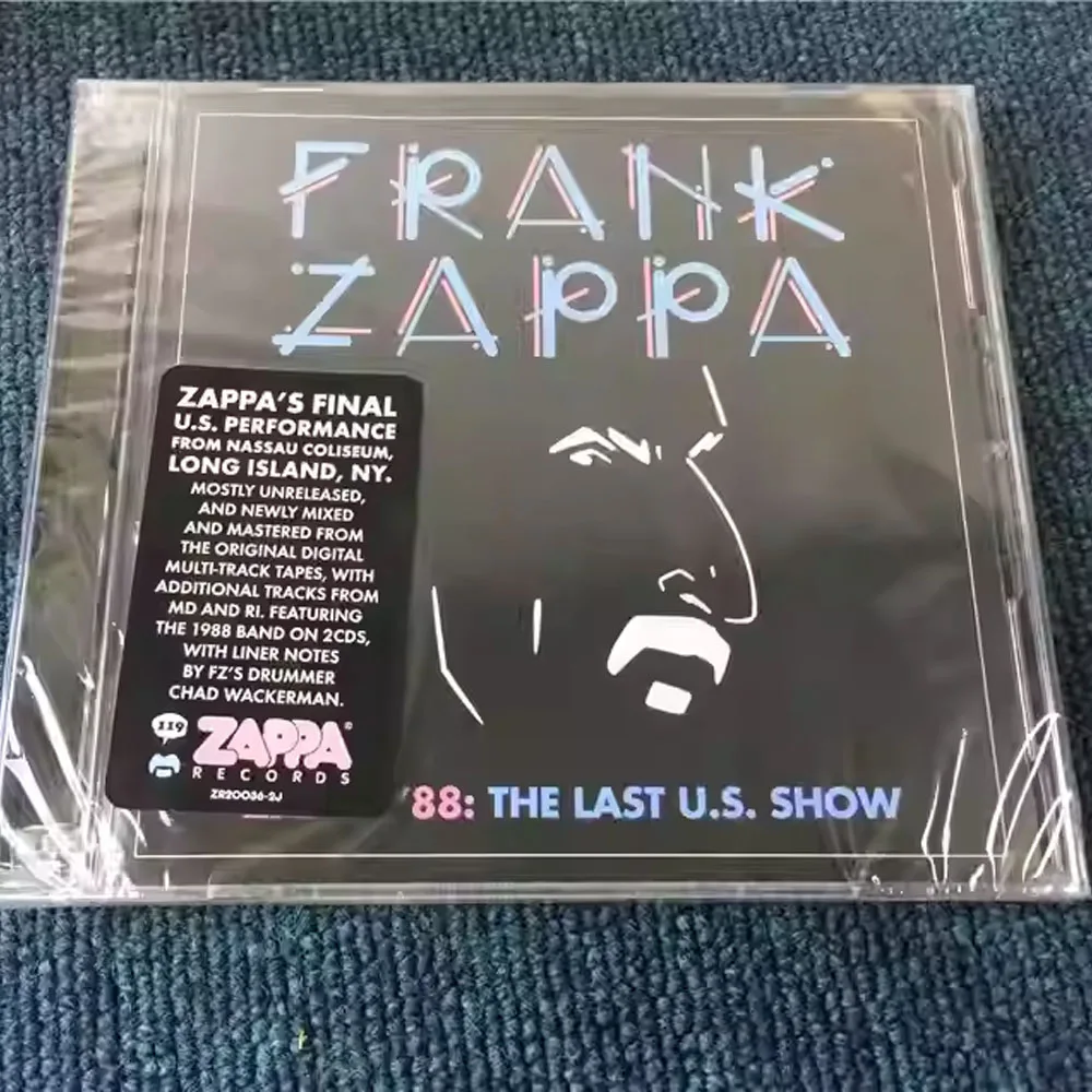 CD Frank Zappa Zappa 88 The Last U S Show 2CD Rock Progressivo e Rock Experimental Marcado por Habilidades de Performance de Alto Nível