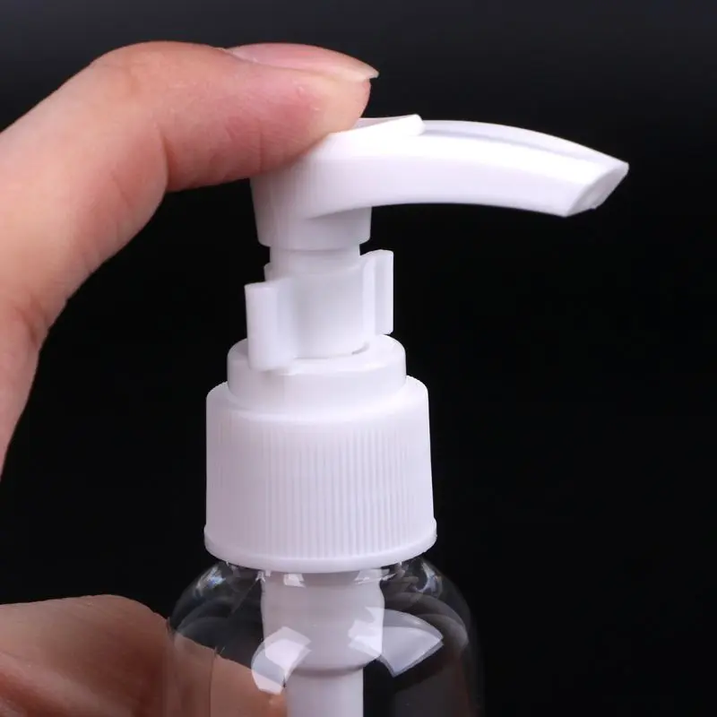 1PC Protable 30ML/50ML/100ML Soap Shampoo Lotion Foam Water Plastic Pressed Pump Bottle transparent Travel Refillable Bottles