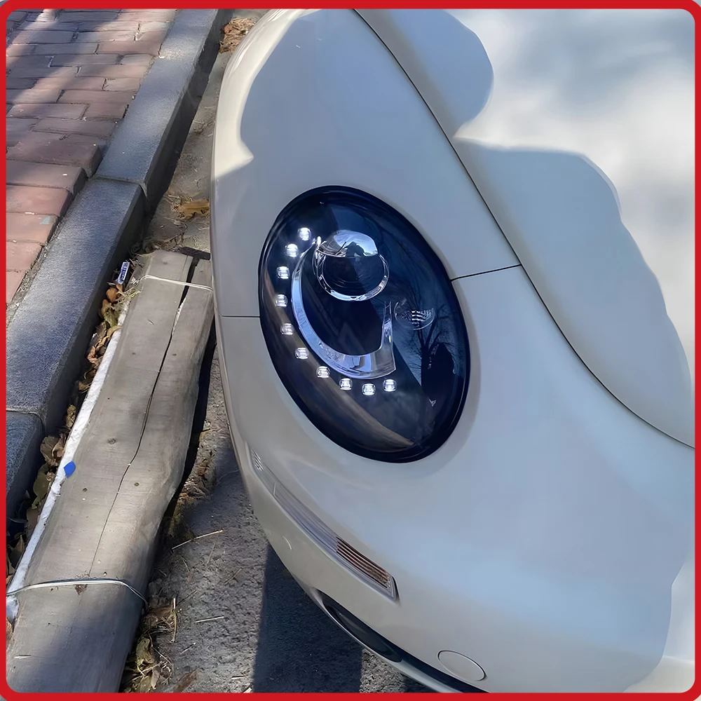 Car Front Lamps For VW Beetle 1998-2005 2006-2012 Headlights Assembly Upgrade LED 10 Tears Eye Style High Quality