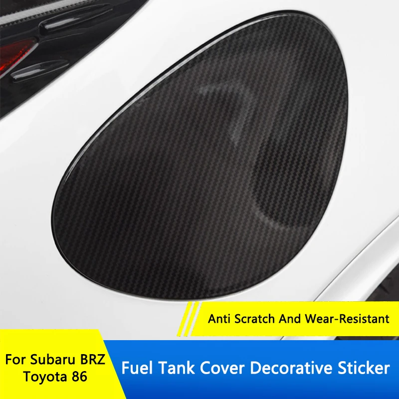 

QHCP Car Door Fuel Tank Cover Decorative Stickers Auto Exterior Accessories Modified Refuel Coupling For Subaru BRZ/Toyota 86