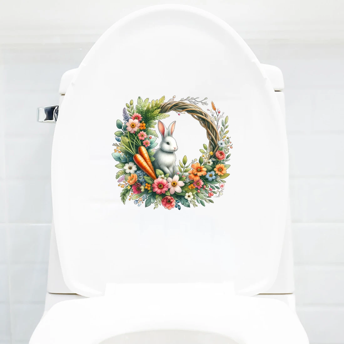 Three Ratels Q32 Lucky Egg Beautiful Art Wall Sticker for Room Decoration Toilet Sticker Personalized Car decals