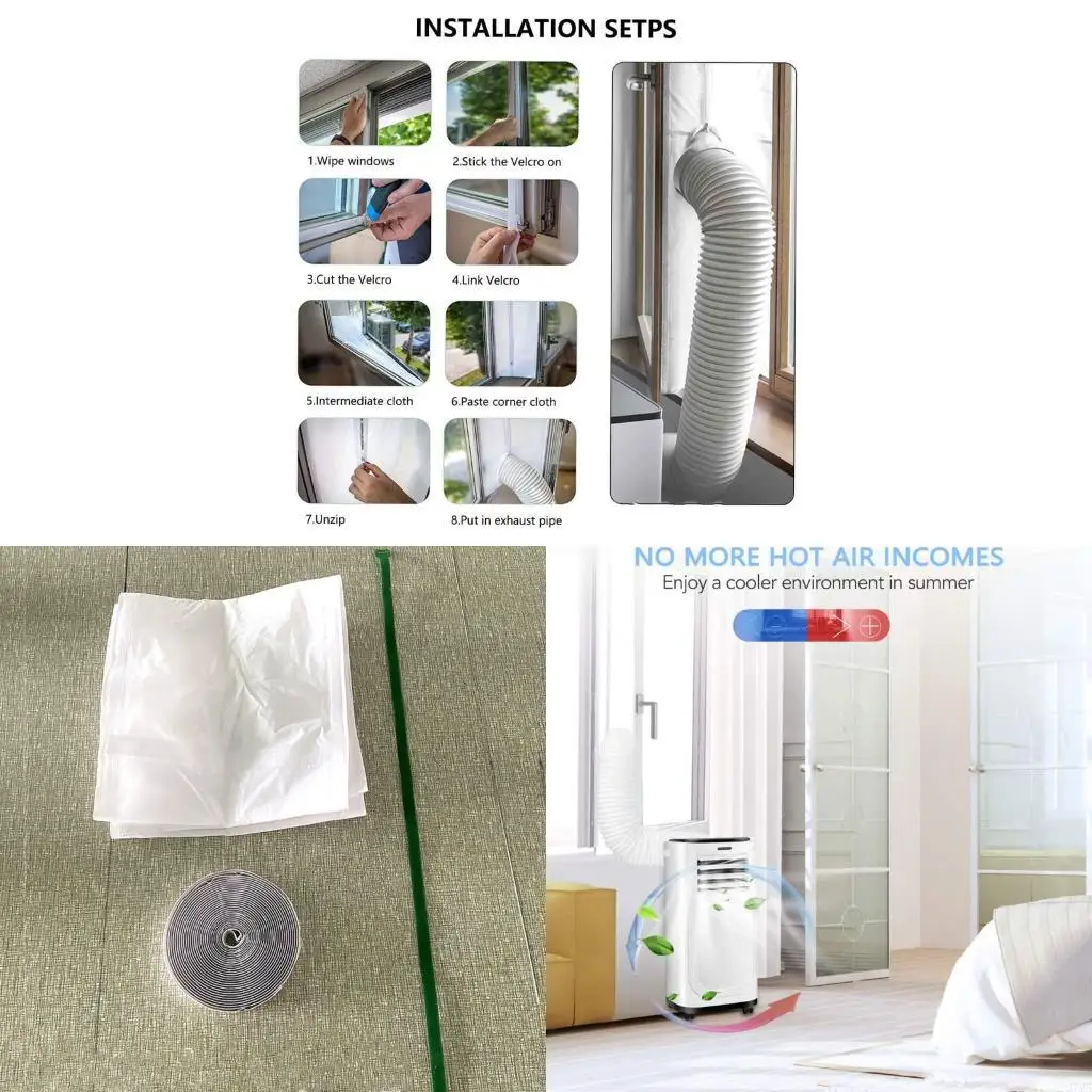 

37me уплотнение уплотнения Установка водонепроницаемой занавески для уплотнения уплотнения окна воздуха с застежками молнии для