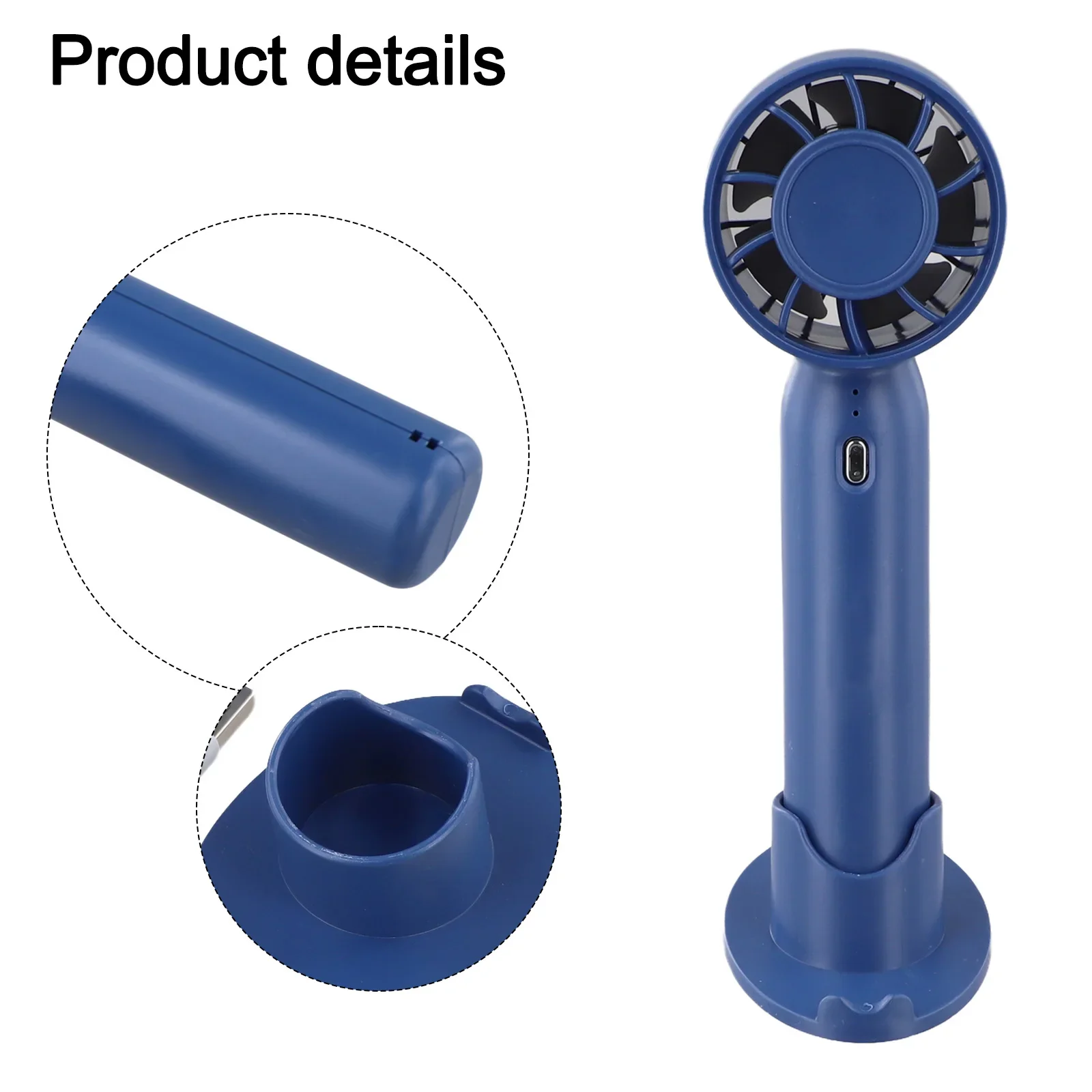 Lightweight Portable Handheld Fan And Air Cooler USB Rechargeable With Quiet Operation For Offices And Libraries
