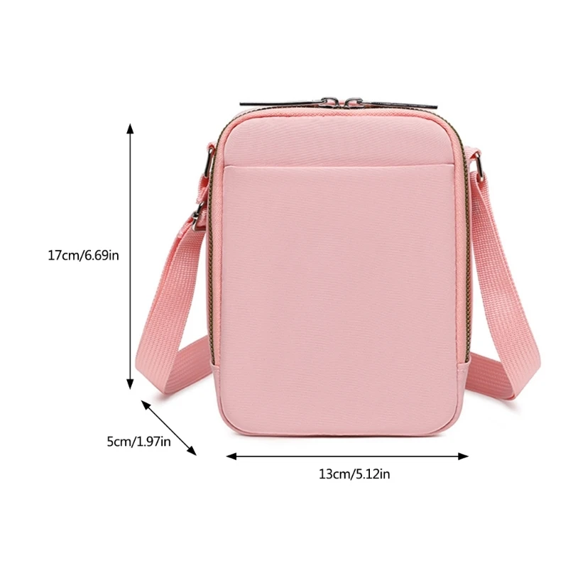 Bolsa ombro pequena masculina versátil para atividades ar livre deslocamentos no escritório Bolsa casual crossbody com