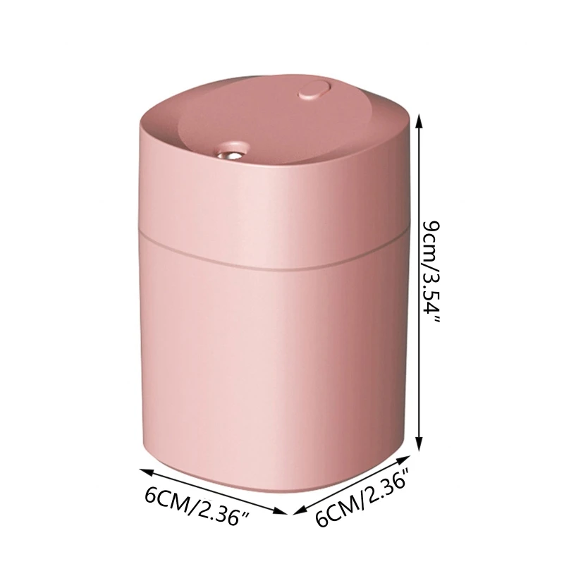 220Ml Pelembap Udara Kabut Dingin Mini Pelembap Desktop Pribadi USB untuk Mobil Rumah Kamar Tidur Perjalanan Kantor Mati Otomatis Pengiriman Drop