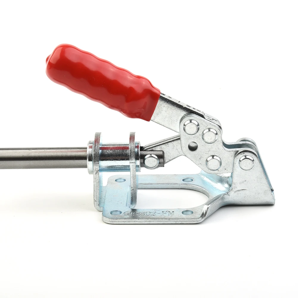 GH-302-FM Quick Release Toggle Clamp 300 Lbs/136 Kg Clamping Force Push-pull Clamps Plunger Stro/ke Hand Tool Vertical Type