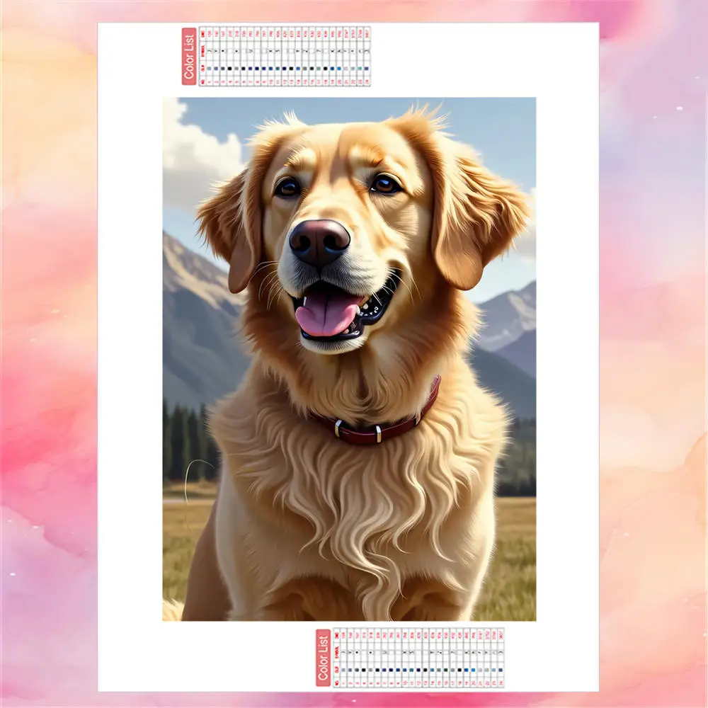 

AZQSD 5D Diy алмазная живопись собака животное полная квадратная круглая дрель мозаика вышивка стразы украшение дома