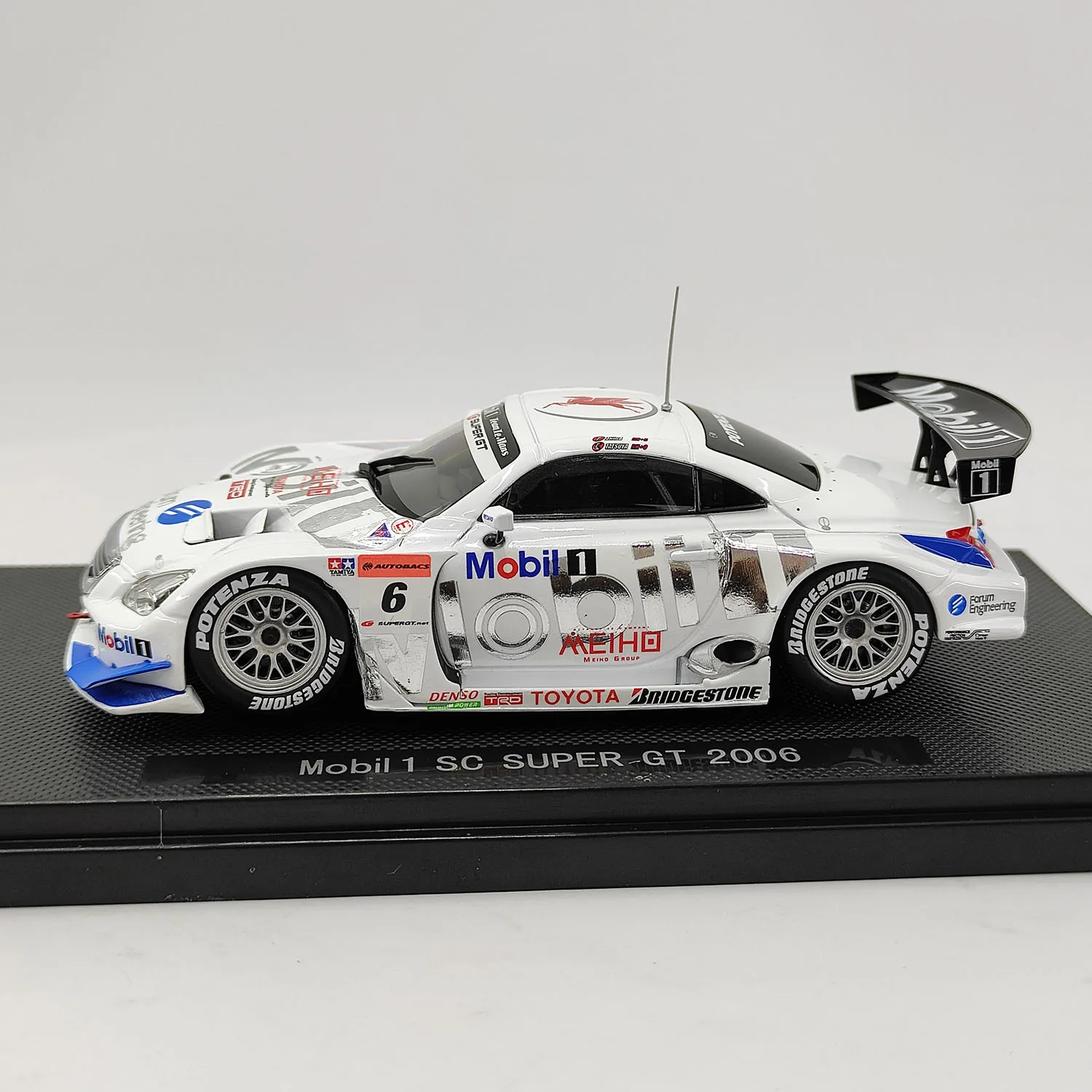 Diecast EBBRO 1:43 Scale Mobil 1 SC SUPER GT 2006 #6 Alloy Car Model