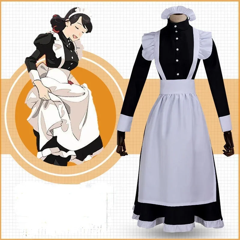 Robe de femme de chambre noire Loli pour hommes, tenue de cosplay, anime japonais, tenue mignonne, Lolita Kawaii, gothique, MN9