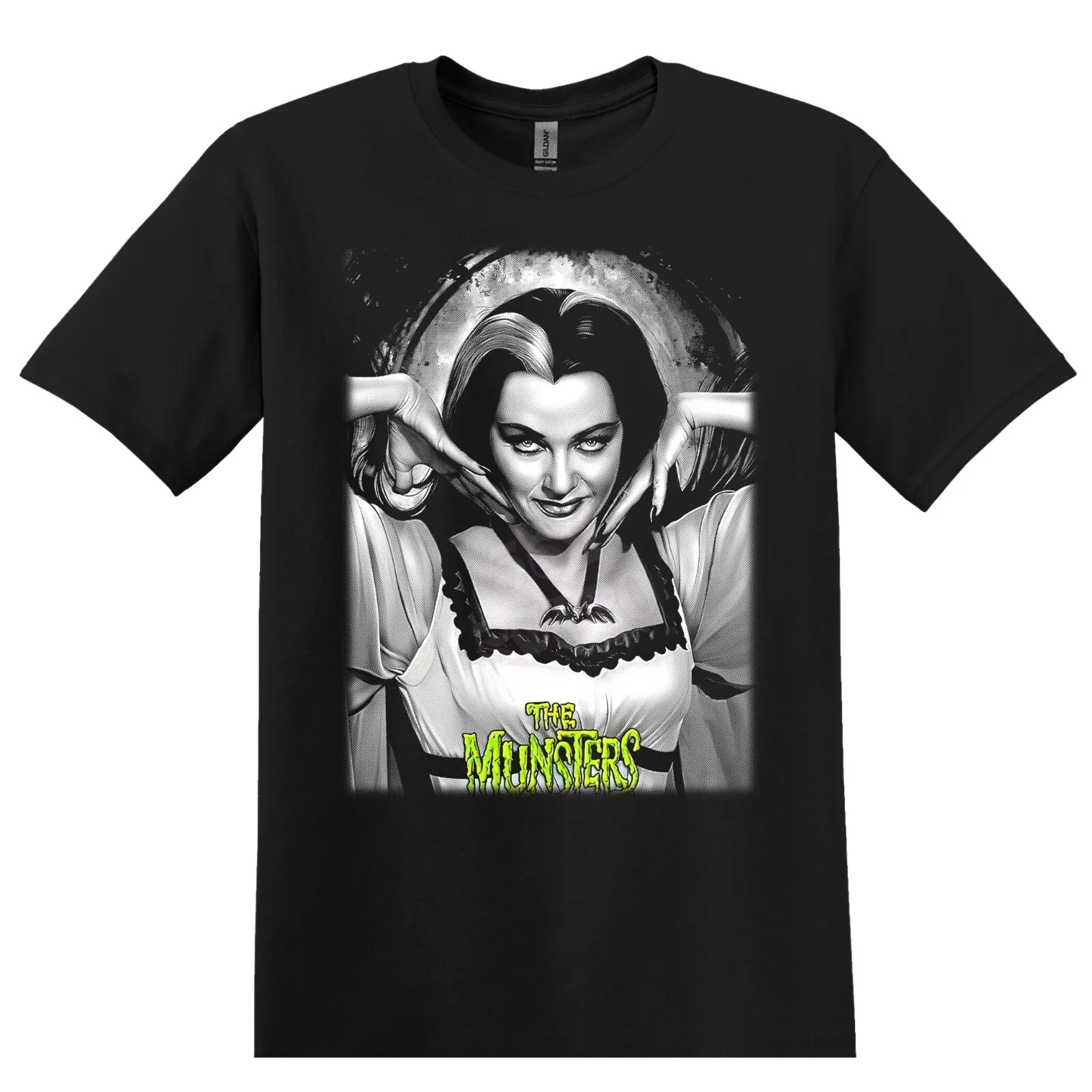 تي شيرت رعب ليلي مونستر أسود S-3XL The Munsters #4