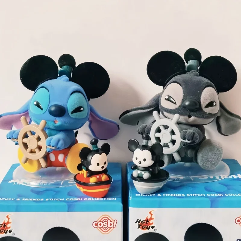 Chaud nouveau Original véritable Disney point Mania série Mickey et son ami point Cosbi boîte aveugle Anime périphérique jouets