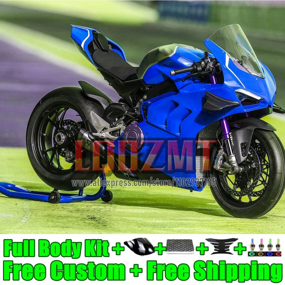 100% Fit OEM Body For DUCATI Panigale V 4 V4 S R 31No.73 blue glossy V4S V4R V4-S V4-R 21 22 V-4S 2021 2022 Injection Fairings