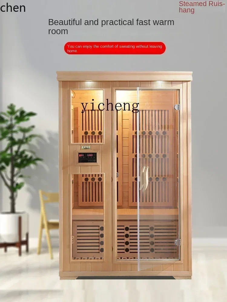T6- family sauna sweat steam box whole body detoxification sweat warehouse steam sauna box space warehouse light wave room