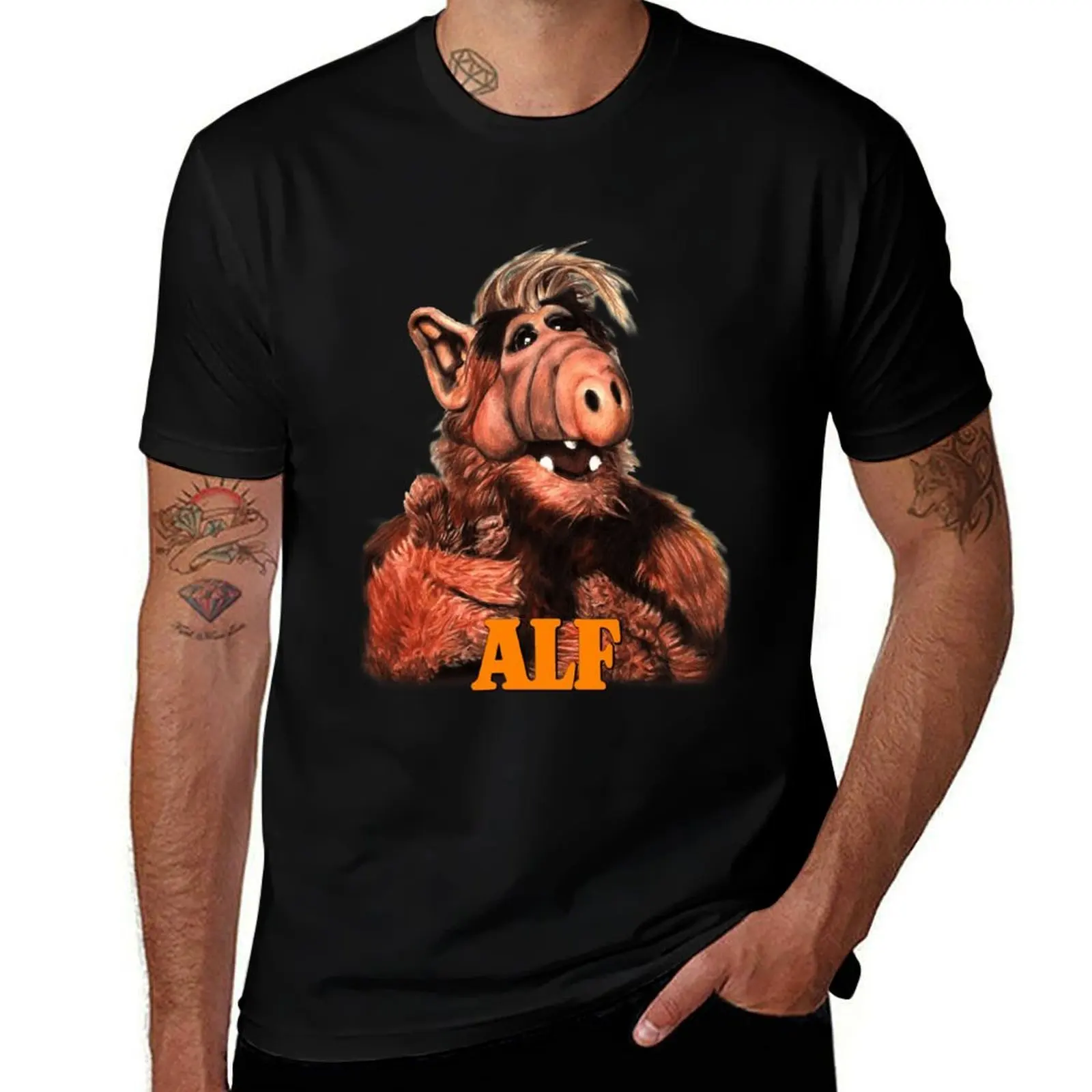 

Alf - Gordon Shumway - TV Sitcoms T-Shirt t shirts for man graphic tees man t shirt cotton T-Shirt