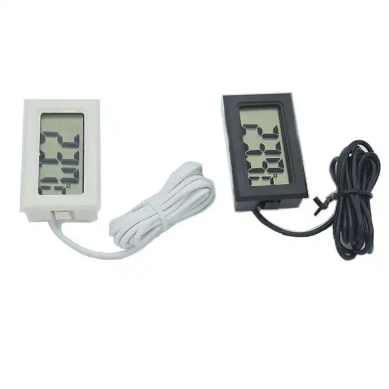 Mini higrómetro Digital LCD para apicultura, práctico termómetro con Sensor, pantalla de monitoreo, Detector de humedad